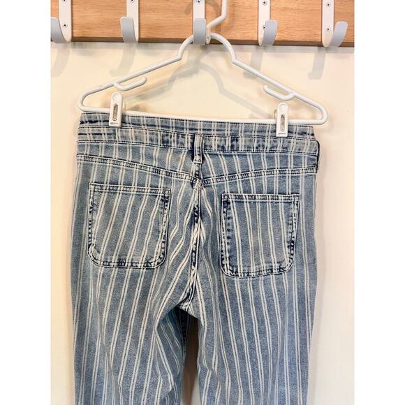 Anthropologie Pilcro High-Rise Striped Acid Wash Slim Jeans Pants Size 29 - Picture 9 of 9
